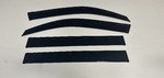 Slimline Dark Tint Weathershields x4 Suit Landcruiser 200 Series 2007 on
