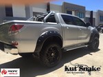 Kut Snake Flares Rear Only Suit Mazda BT-50 2012 - April 2020 Approx 70mm