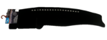 Black Sunland Dash Mat For Nissan Patrol GU Ser 1-3 With Passenger Side Air Bag