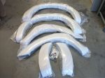 Flares Front And Rear Suit Hilux  Single / Extra Cab 2011 - 2015 White paint code 040