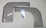 Weathershields Suit Toyota Landcruiser 78 / 79 Series With 1/4 Glass Full Size - Aust Made