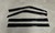 Slimline Dark Tint Weathershields Front And Rear Set Suit Nissan Patrol Y62 - 1