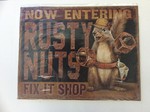 Now entering Rusty Nuts Fix-it Shop