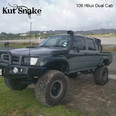 Kut Snake Flares Suit Toyota Hilux Pre 2004 "Front Only"